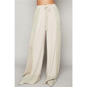 POL Drawstring Wide Leg Pants